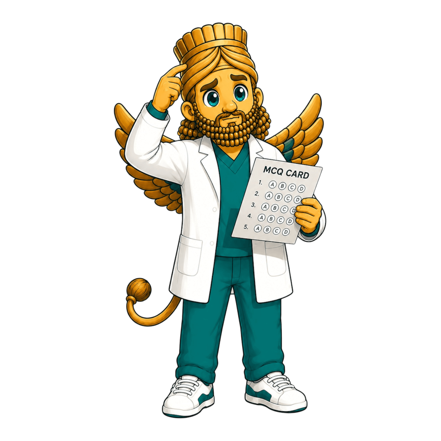 لاماسو يفكر بكروت MCQ